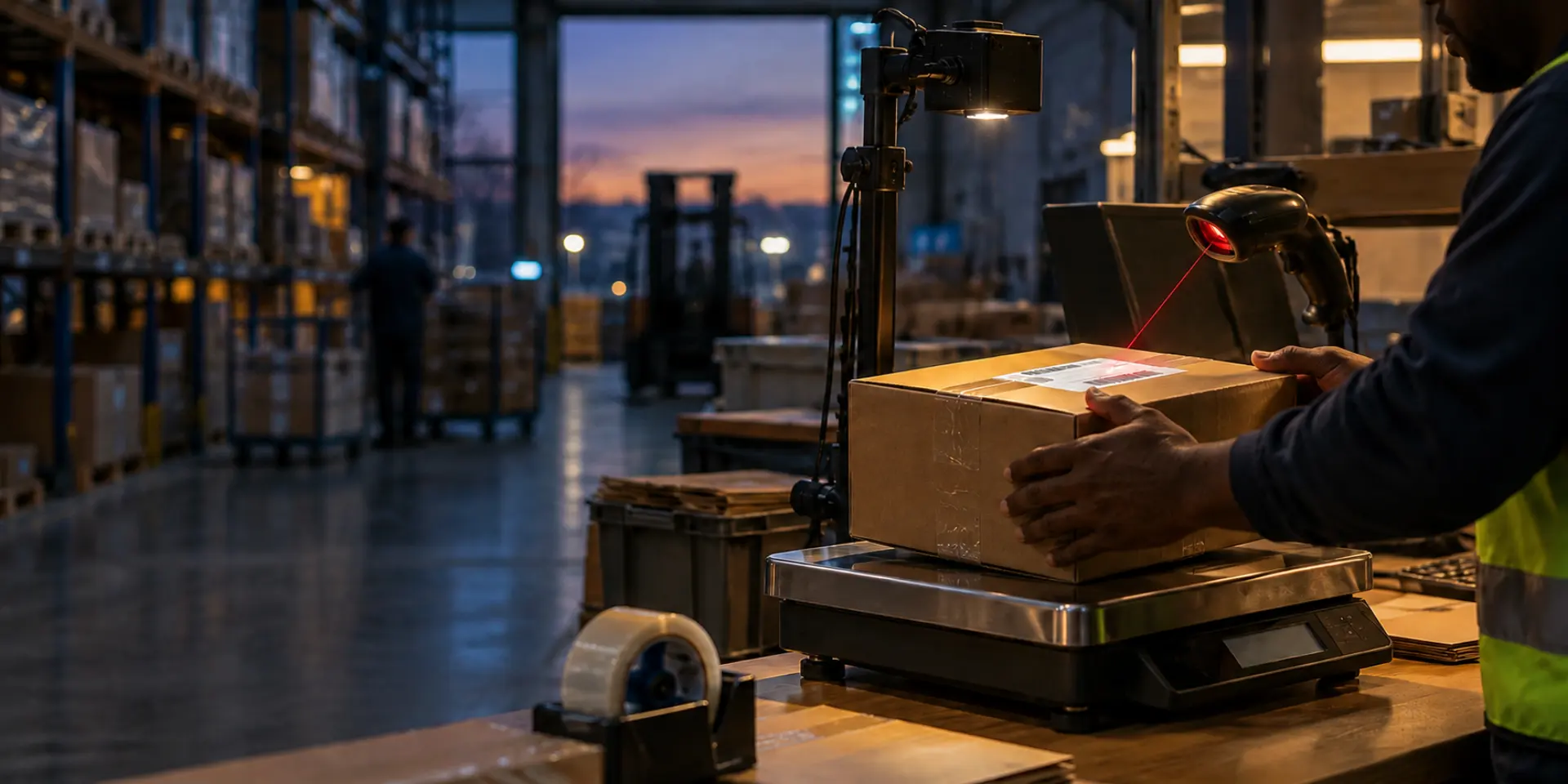 Scan & identify — warehouse step